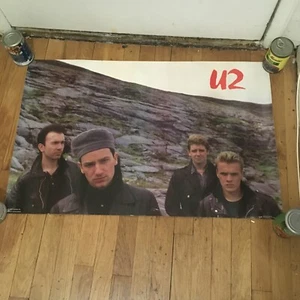 U2 Unforgettable Group Poster 1985 Forty Seconds 22 x 34 1/4 Inches - Picture 1 of 6