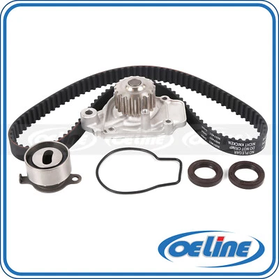 Kit de correa de distribución bomba de agua para 88-91 Honda Civic CRX EX RT Si 1,6 L SOHC D16A6 Foto 1 de 4