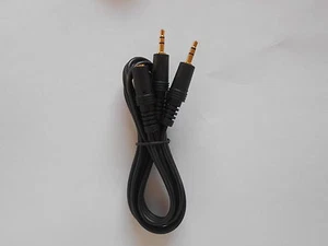 3 Ft DC Pro 3.5mm Stereo Female to Dual Male Gold Stereo Audio Cable For PC. - Picture 1 of 1