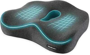 Seat Cushion Orthopedic Pillow for Sciatica Prostate Tailbone Hemorrhoid Chair - Picture 1 of 7