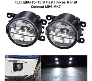 2 Stck. Front LED Nebelscheinwerfer Lampen DRL für Ford Fiesta Focus Transit Connect MK6 MK7 - Bild 1 von 8