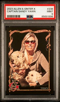 2023 Topps Allen & Ginter X Captain Sandy Yawn Card #238 PSA 9 MINT BRAVO TV - Image 1 of 2