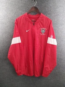 New Mexico Lobos Jacket Adult XL Red Pullover 1/4 Zip Sports Colllege Football - Picture 1 of 11