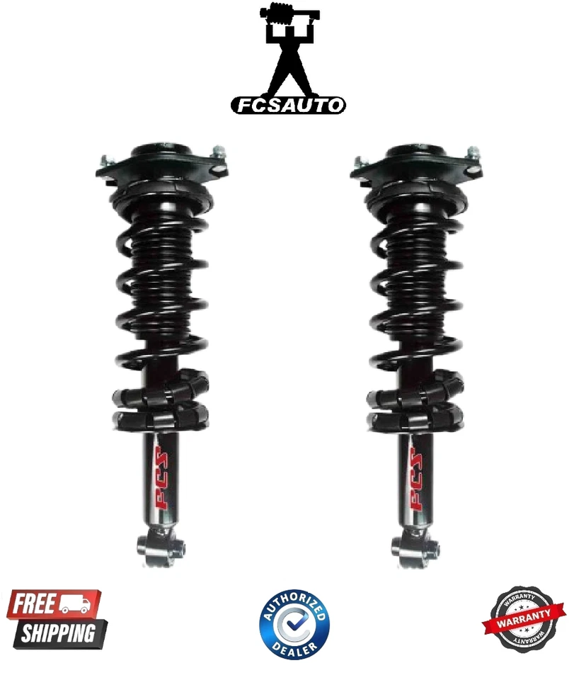 2 Rear Suspension Strut and Coil Spring Assembly FCS fits 08-11 Subaru Impreza Foto 1 de 1