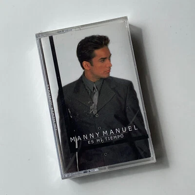 Manny Manuel Cassette Es Mi Tiempo 1998 Salsa Merengue Latin Pop Rare New - Image 1 of 3