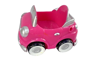 2009 Disney Minnie Mouse Clubhouse 3.5 in. MK1 Pink Car Toy Mattel Replacement - Image 1 of 4