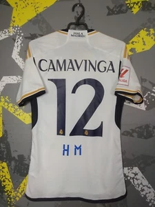Camavinga Real Madrid Jersey Home Football Shirt Adidas Mens Size S ig93 - Picture 1 of 9