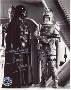 DAVID PROWSE JEREMY BULLOCH SIGNED 8x10 PHOTO DARTH VADER STAR WARS OPX BECKETT - Picture 1 of 2