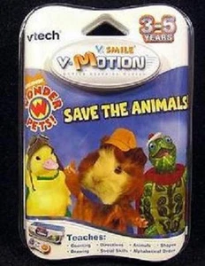 NEW VTech V.SMILE MOTION CARTRIDGE NICKELODEON WONDER PETS! SAVE THE ANIMALS! - Picture 1 of 1