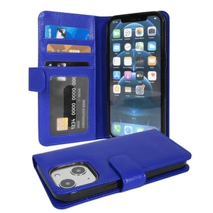 Custodia cellulare per Apple iPhone 13 MINI cover case astuccio 3 scomparti per carte - Foto 1 di 45