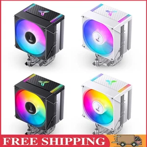 ARGB CPU Cooler 4 Heat Pipe 9cm Cooling Fan Computer Accessories for AMD AM4 AM5 - Afbeelding 1 van 14