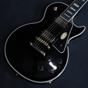Epiphone Inspired by Gibson Les Paul Custom Ebony #GG6mj - Picture 1 of 8
