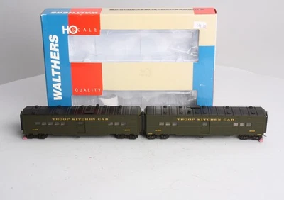 Coches de cocina Walthers 932-24181 HO ACF Troop #K-252 y K-499 (juego de 2) LN/caja Foto 1 de 4