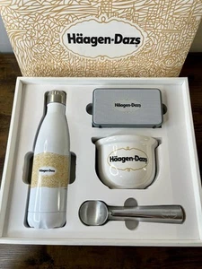 Haagen Dazs Ice Cream Influencer Gift Set 2018 Tumbler, Bowl, Scoop & Speaker - Picture 1 of 6