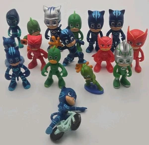 Lot of 16 PJ Masks Action Figures – Catboy, Owlette, Gekko, Romeo – Mixed Styles - Picture 1 of 2