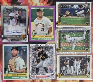 2025 Bowman - Chrome Prospect Autographs Mitch Jebb #CPA-MJ (AU, RC),Paul Skenes - Picture 1 of 2