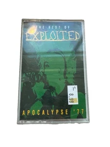 The Exploited Best Of Apocalypse '77 Cassette Rare Vintage Tape 1992 Tested Punk - Picture 1 of 8