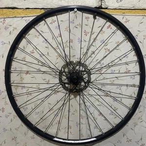 700c AlexRims ACE19 On Shimano M4050 Hub Disc/ Rim Brake Front Wheel Q/R 622-17 - Picture 1 of 5