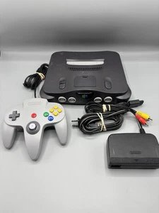 Consola Nintendo 64 NUS-001 EE. UU. con mando gris probado y funcionando - Imagen 1 de 6