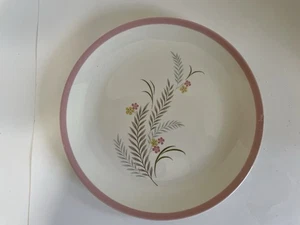 Plato de Cena Homer Laughlin TANTALIZE Duratone 10 1/8" Rosa Amarillo Flores - Imagen 1 de 9