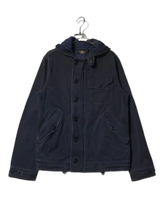 RRL Jungle Cloth/Deck Jacket Size: S Navy Men 7259913RELJ - Image 1 of 4