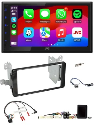 JVC Bluetooth 2DIN Lenkrad DAB USB Autoradio für Mitsubishi Outlander 14-18 akti - Bild 1 von 4