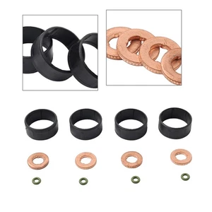 4x Fuel Injector Seal+Washer+O-ring Set For Ford Fiesta 1.4 TDCi Duratorq  01-08 - Picture 1 of 11