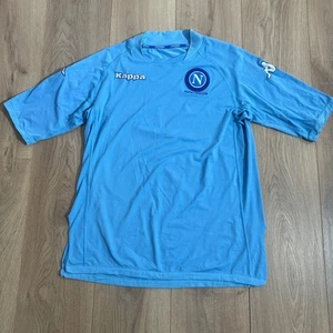 Camiseta deportiva de fútbol local azul Kappa FC Napoli 2004/05 XXL - Imagen 1 de 13