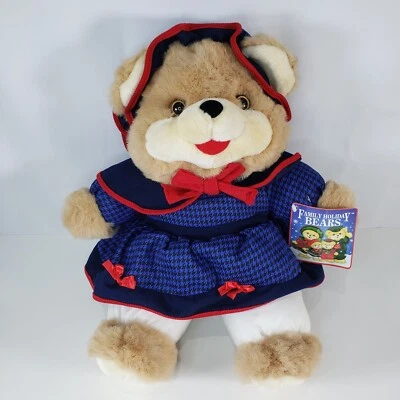 Dan Dee International Brown Teddy Bear Christmas Plush Family Holiday Bears 21” - Image 1 of 4