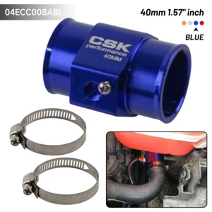 40MM 1.57" Water Temp Gauge Radiator Sensor Adaptor Attachment Aluminum blue - Picture 1 of 10