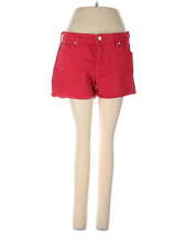 Gap Outlet Women Red Denim Shorts 8