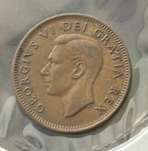 1948 Canada 1 Cent One - Picture 1 of 2