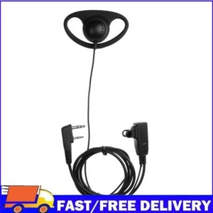 2 Pin Walkie Talkie Headset with MIC PTT for Baofeng Kenwood Puxing TYT Radio - Afbeelding 1 van 12