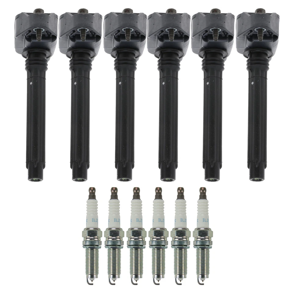 Bosch 6 Ignition Coil NGK 6 Laser Iridium Spark Plug Kit For Pacifica Durango V6 Foto 1 de 1