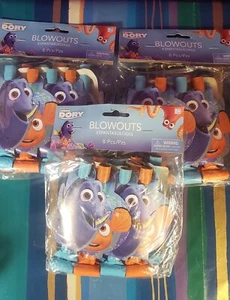 Finding Dory Blowouts, 8ct 3 Packages New Disney Party Supplies - Picture 1 of 4