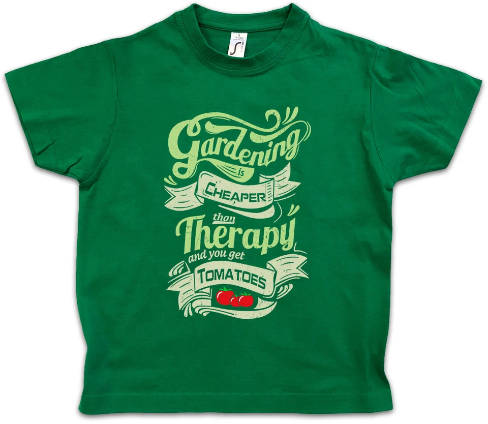 JARDINERÍA Niños Niños Camiseta Vegetariana Bienestar Animal Vegetal Vegano Jardinero Foto 1 de 1