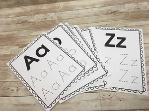 26 Ordnereinlagen - Nachzeichnungsalphabet - Lehrbedarf - Bild 1 von 1