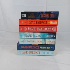 Lot of 7 David Baldacci Paperback Books. The Forgotten, Innocent, Fallen - Picture 1 of 4