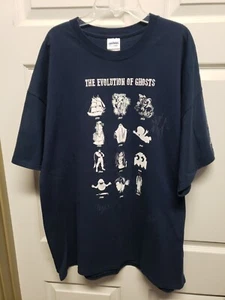 Camiseta Ghost Para Hombre Talla 2XL Azul Oscuro Evolución Firmada Mangas Cortas - Imagen 1 de 12