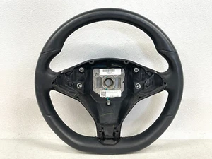⭐2012-2021 TESLA MODEL S &X LEATHER BLACK STEERING WHEEL 1005279-00-D OEM LOT2TP - Picture 1 of 11