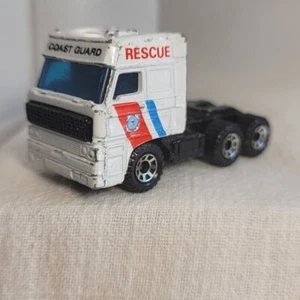 matchbox 1987 white DAF 3300 space cab, coast guard, DIECAST, 1:64 - Picture 1 of 11