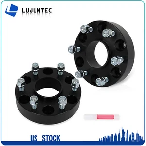 6x5.5 (2) Hubcentric Wheel Spacers For Ram 1500 2012-2024 2025 M14x1.5 77.8mm CB - Picture 1 of 15