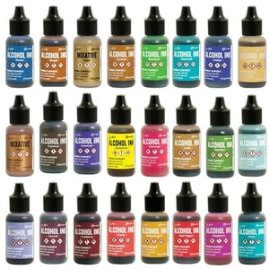 Tim Holtz ALCOHOL INK 14ml (Choose from 85 Colours) Permanent - Ranger - Picture 1 of 85