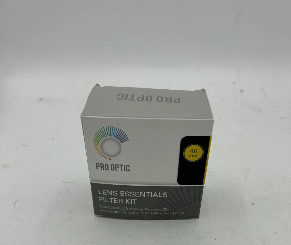 PRO OPTIC 49mm LENS ESSENTIALS FILTER KIT UV, CIRCULAR POLARIZED, ND2 - Image 1 of 3