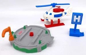 GeoTrax Whirly Bird Rescue B4347 Complete Helicopter Flying Chopper Fisher Price - Picture 1 of 4