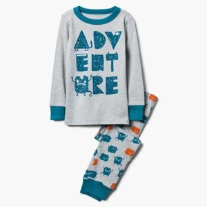 NWT Gymboree Boys Gymmies Pajama Set Adventure Gray many sizes - Picture 1 of 1