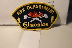 fire patch EDMONTON ALBERTA CANADA YELLOW - Picture 1 of 1