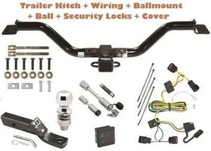 Trailer Tow Hitch For 08-12 Buick Enclave Deluxe Package Wiring 2" Ball and Lock - Picture 1 of 8