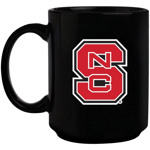 Black NC State Wolfpack 15oz. Primary Logo Mug Cover