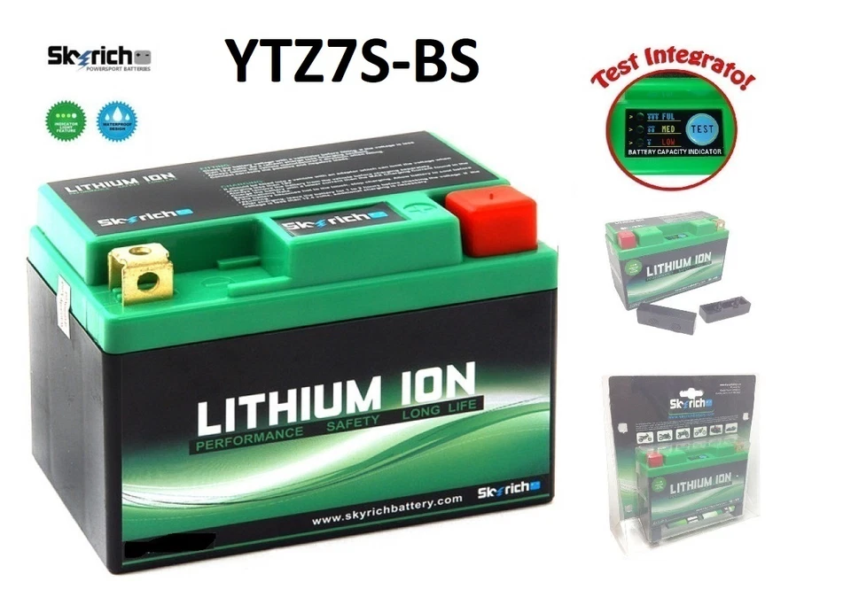 SKYRICH BATTERIA LITIO YTZ7S BS BATTERY LITHIUM HONDA CBR 1000 RR FIREBLADE 2010 - Image 1 of 1